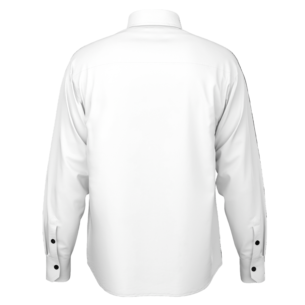 Destined To Reign Button Down Shirt – White & Gold Edition